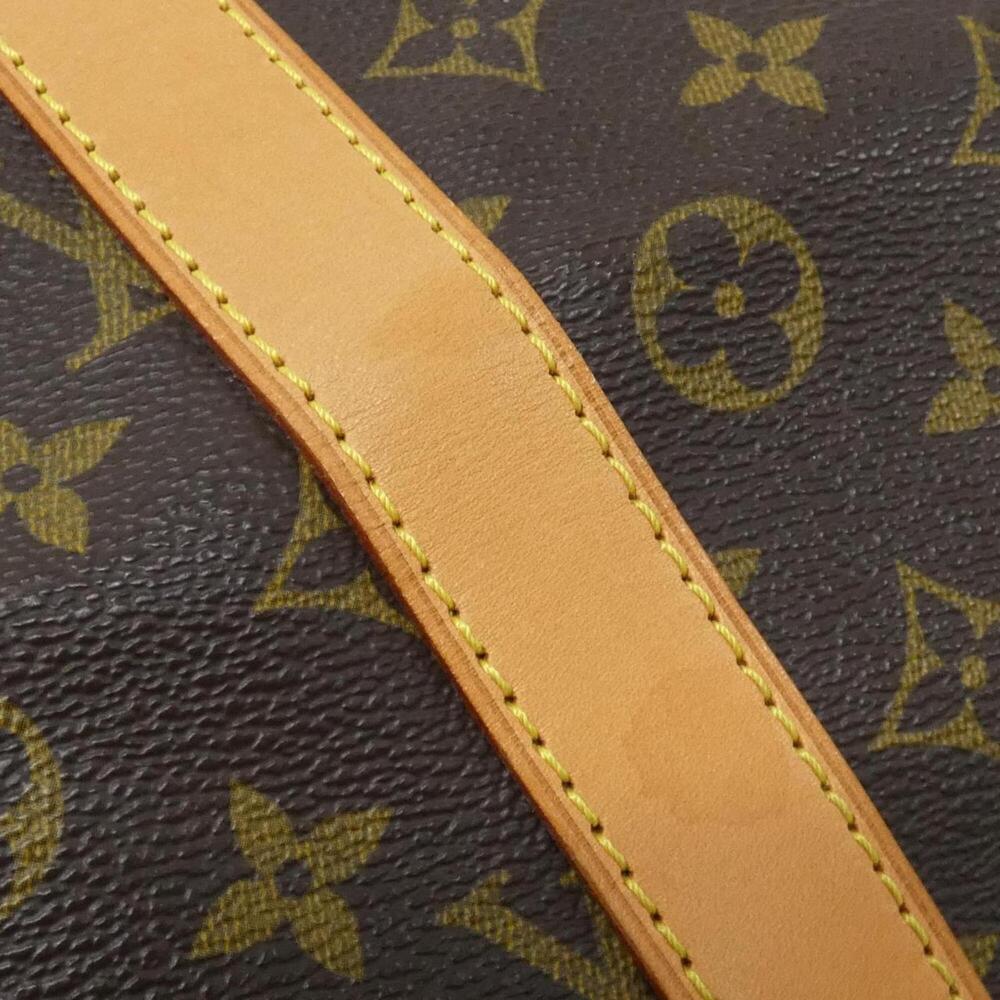 LOUIS VUITTON Brown Monogram Keepall 55 Boston Bag - Picture 6 of 10